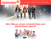 Tablet Screenshot of ceragem-nuernberg.de